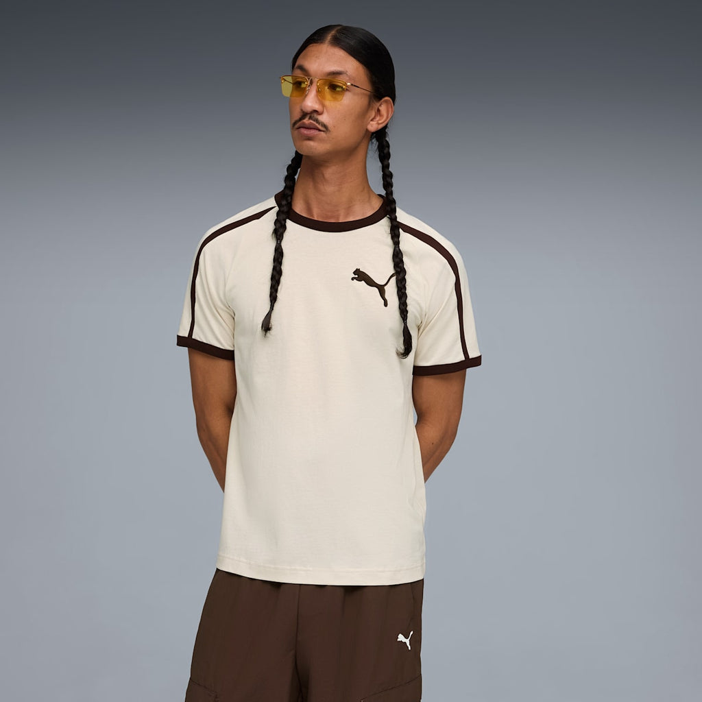 T7 Big Cat Ringer Tee Men - Alpine Snow image 4