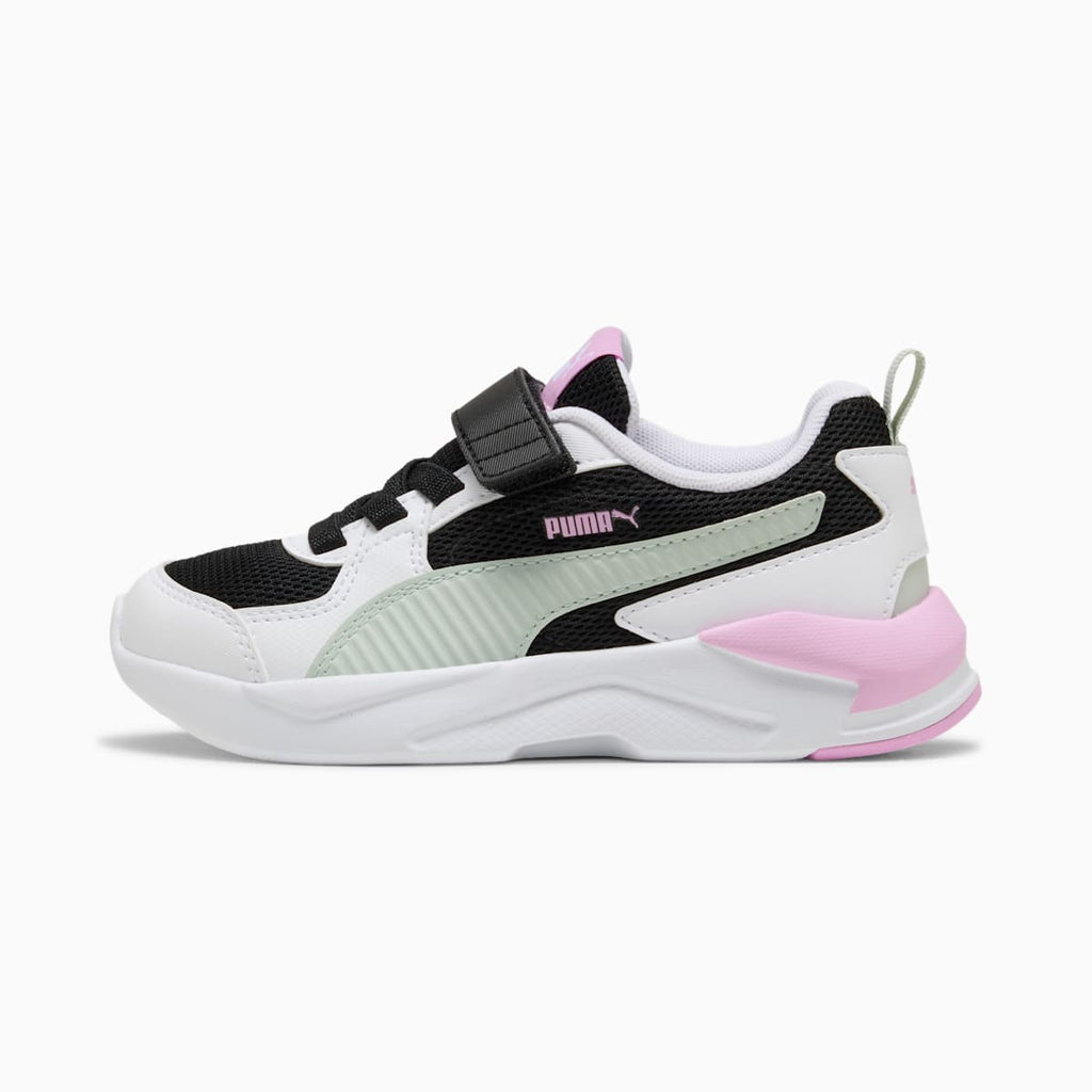 PUMA X-Ray 4 Sneakers Kids - PUMA Black-Créme De Mint-PUMA White - Side Profile - Lateral