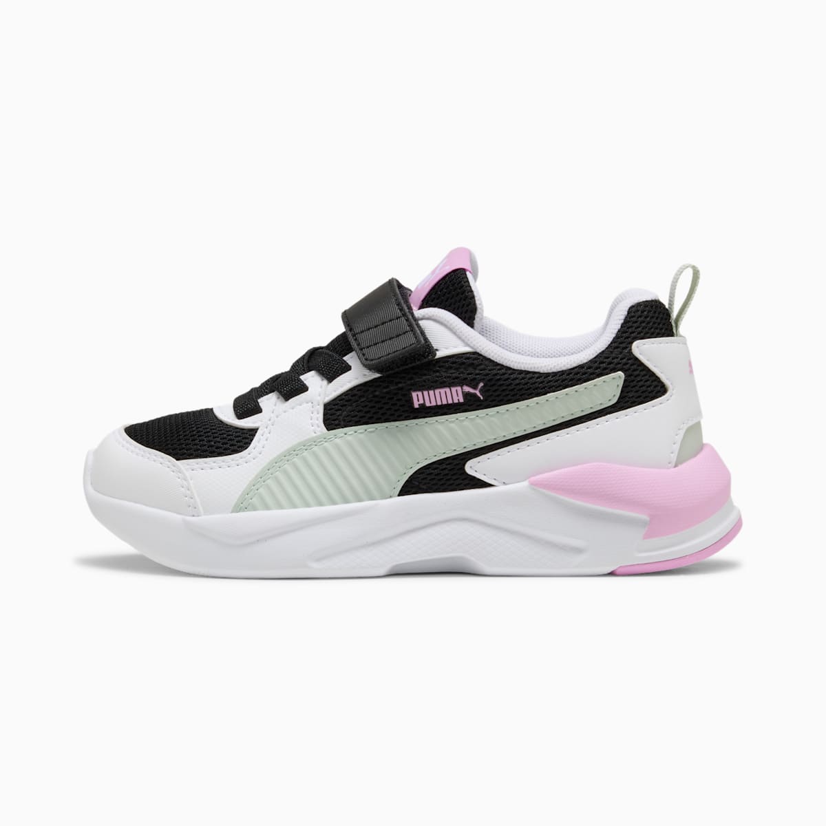 PUMA X-Ray 4 Sneakers Kids - PUMA Black-Créme De Mint-PUMA White - Side Profile - Lateral