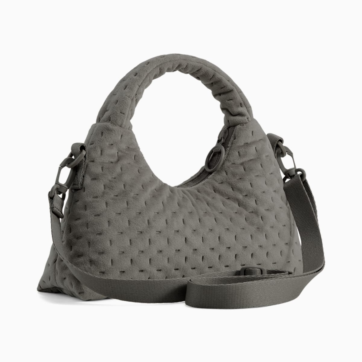 PUMA UP Velvet Micro Prism 1.5L Bag - Mouse Gray - Back view