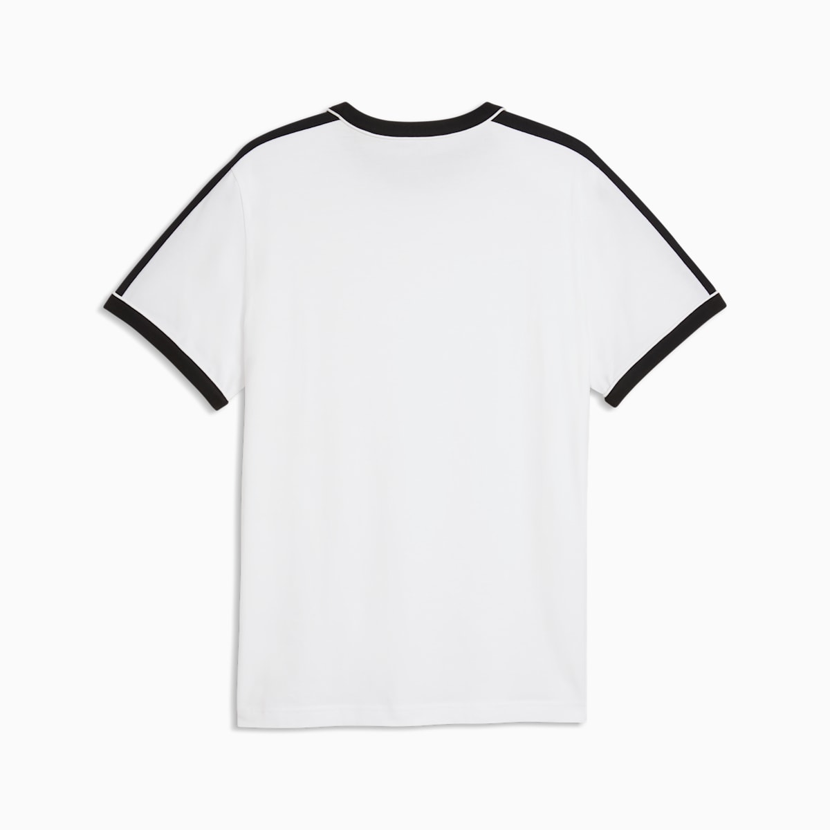 T7 Love Of The Cat Men's Ringer Tee - PUMA White - back on white background