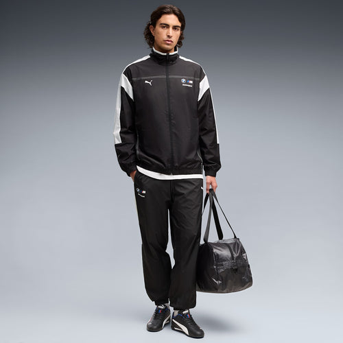 BMW M Motorsport MT7 Pants Men - PUMA Black - on model