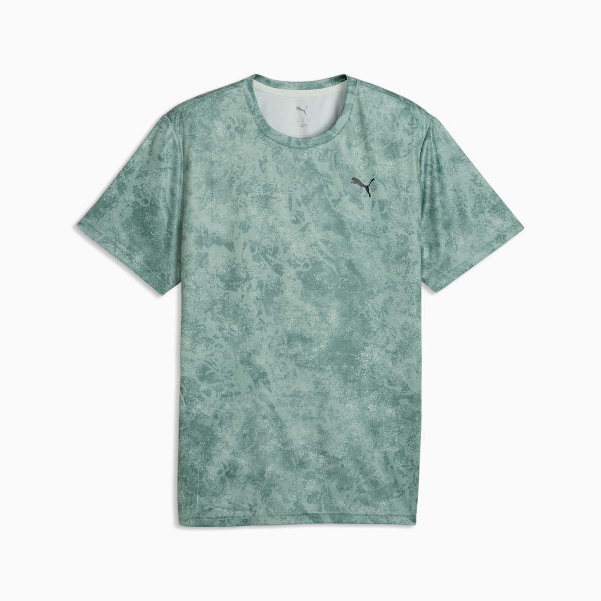Train All Day Essentials Printed Tee Men - Créme De Mint - front on white background