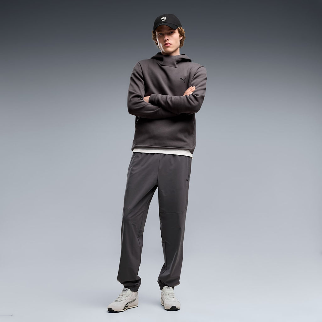 PUMATECH 4-Way Stretch Men's Woven Pants - Moody Gray - on model