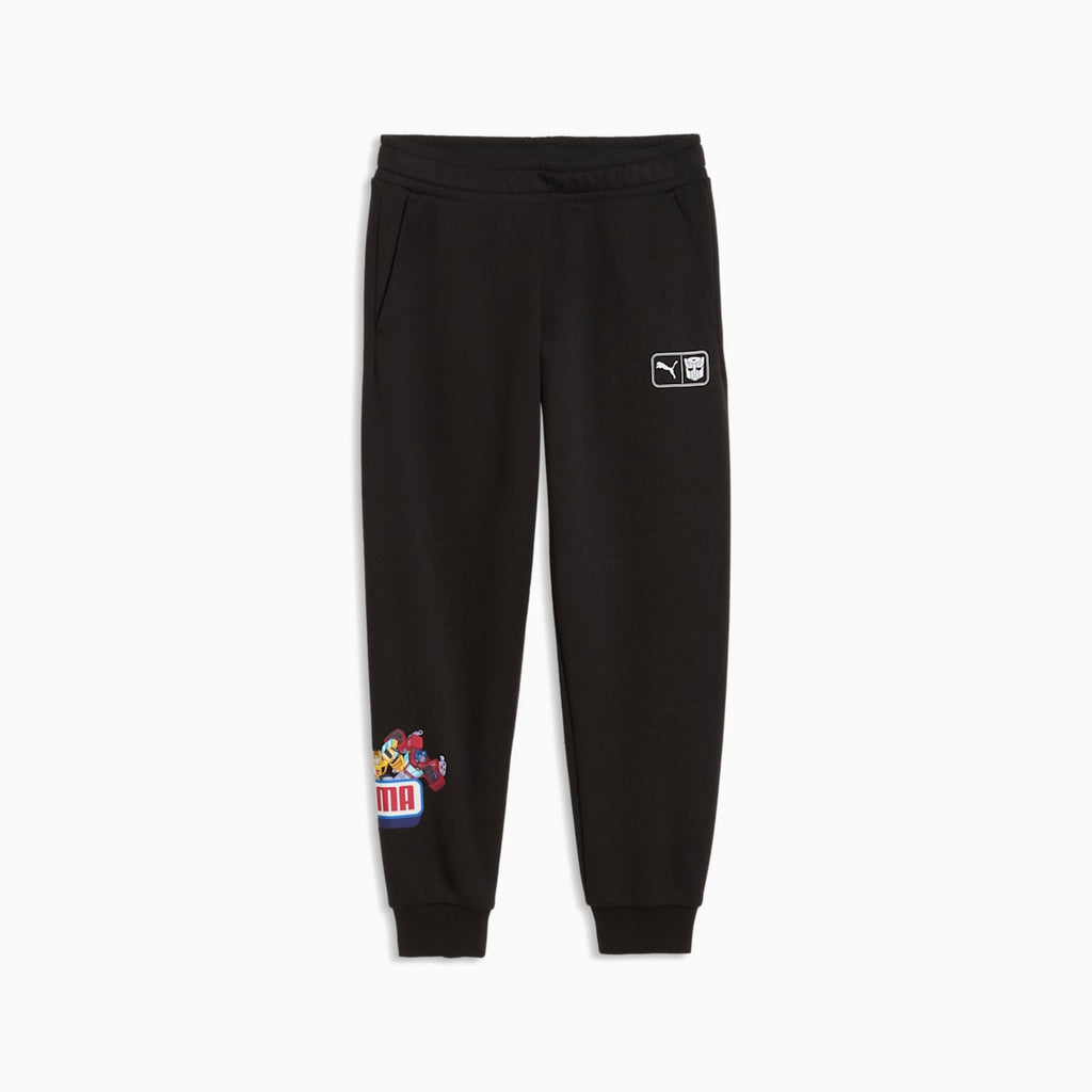 PUMA x TRANSFORMERS Sweatpants Kids - PUMA Black - front on white background
