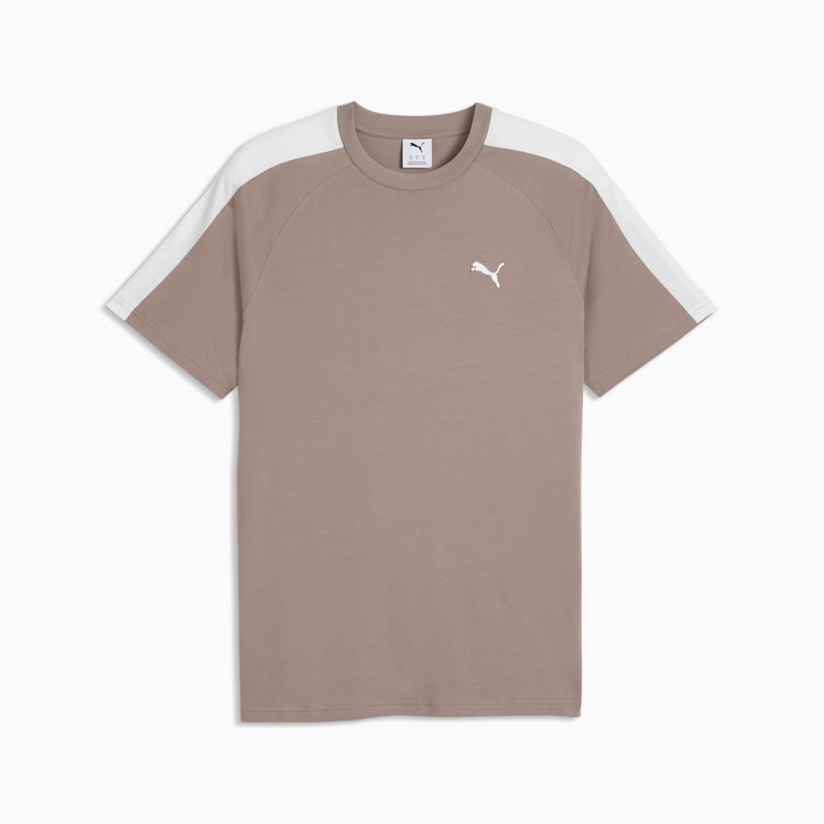 T7 Tee Men - Mouse Gray - front on white background