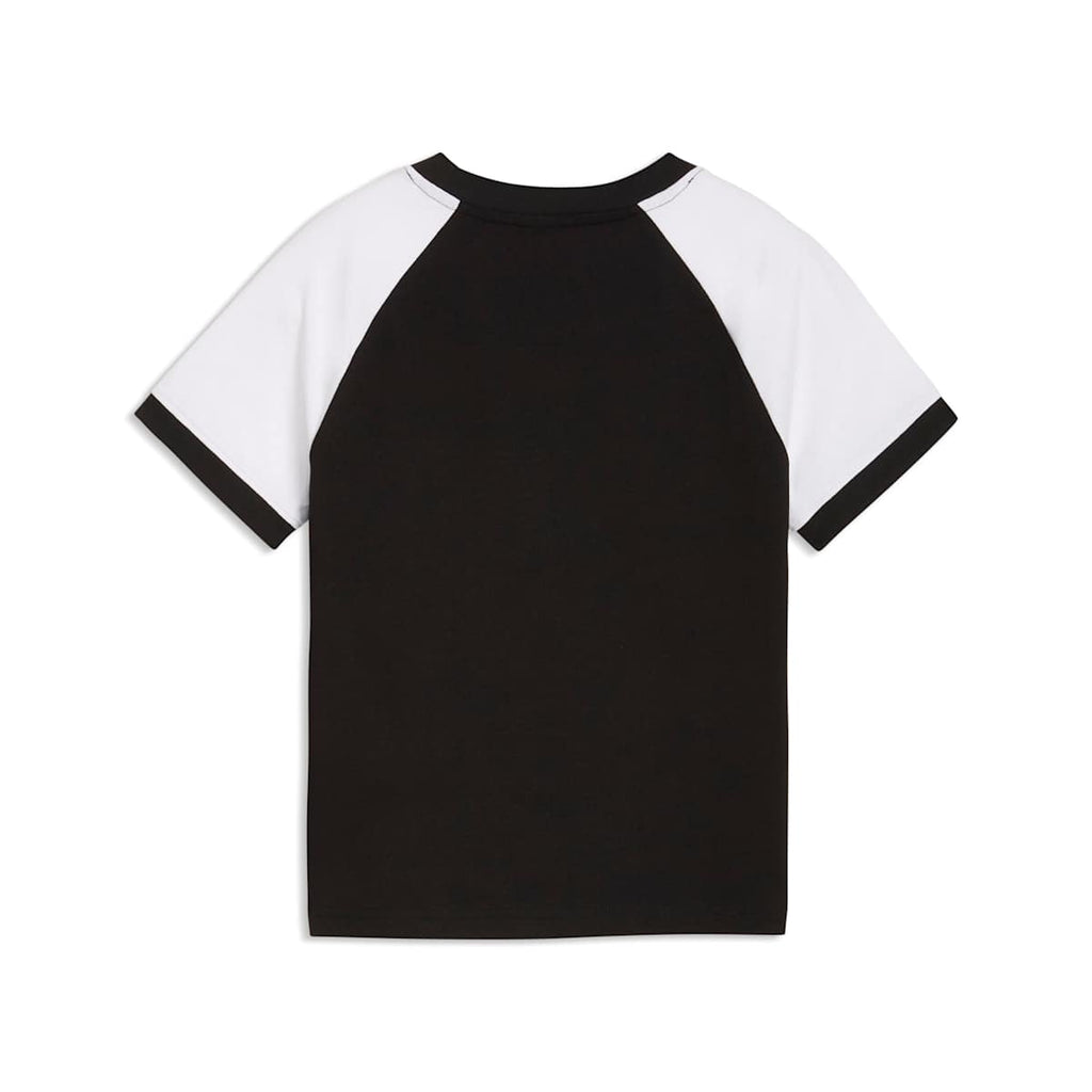 FUTURE.PUMA.ARCHIVE Slim Short Ringer Tee Women - PUMA Black back view