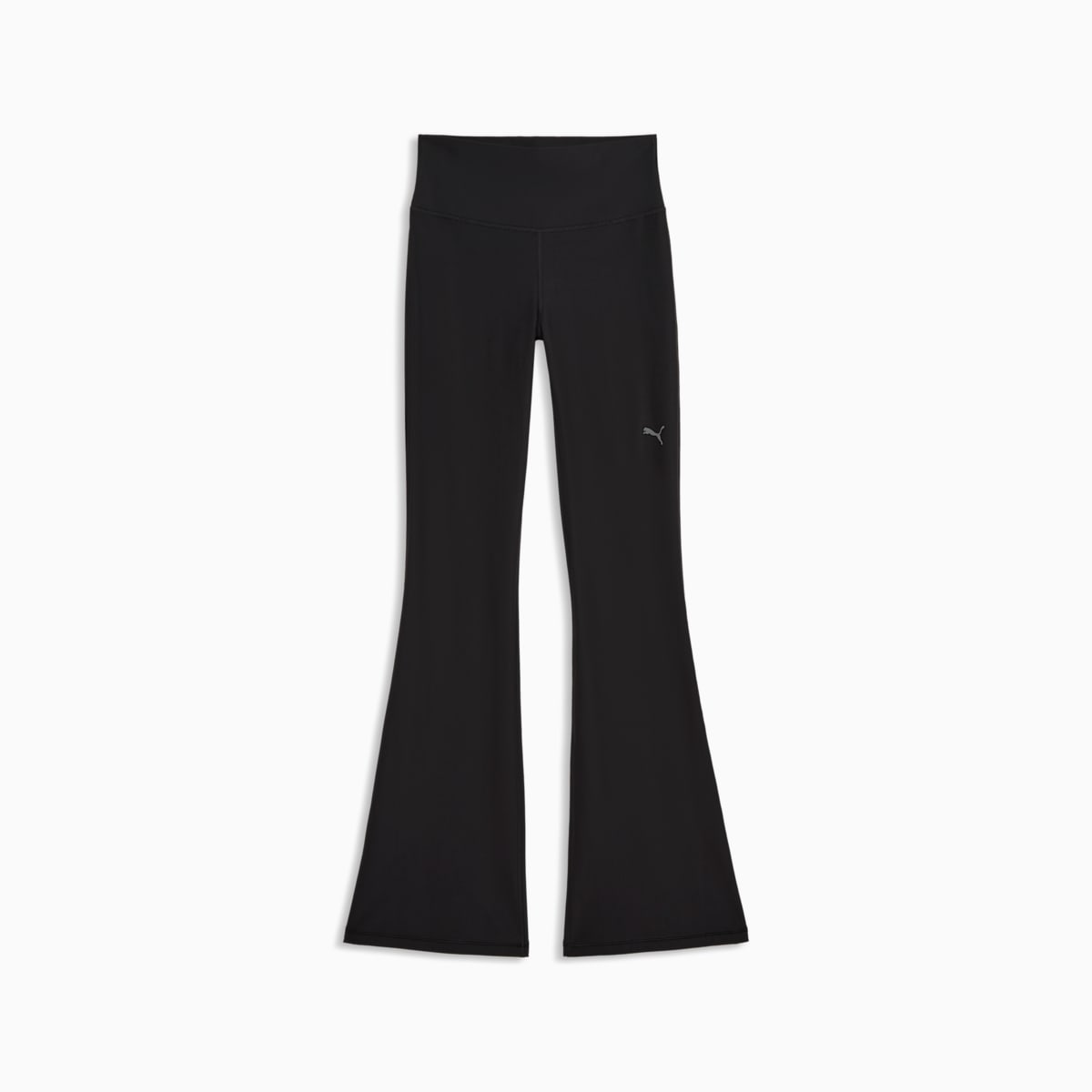 Cloudspun Ultra Soft Women's High Waisted Flared Training Tights - PUMA Black - front on white background