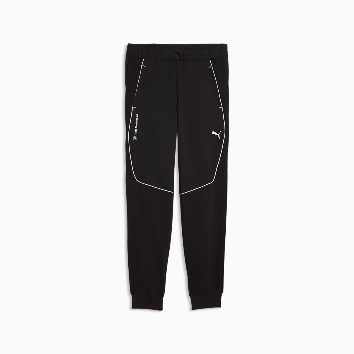 BMW M Motorsport Men's PM1 Pants - PUMA Black - front on white background