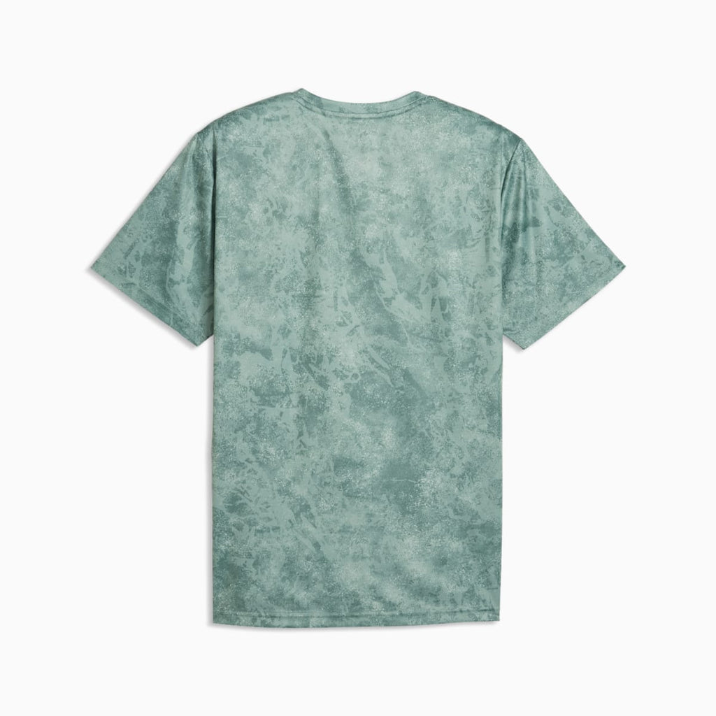 Train All Day Essentials Printed Tee Men - Créme De Mint - back on white background