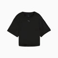 CLOUDSPUN Relaxed Tee Women - PUMA Black front view