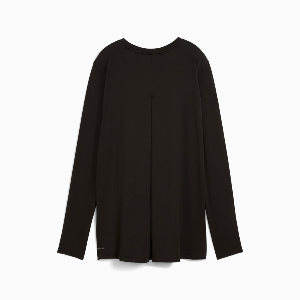 MODEST Oversized Tee Women - PUMA Black - back on white background