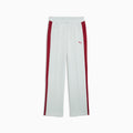 T7 Always On Straight Track Pants Women - Créme De Mint-Garnet Glow - front on white background