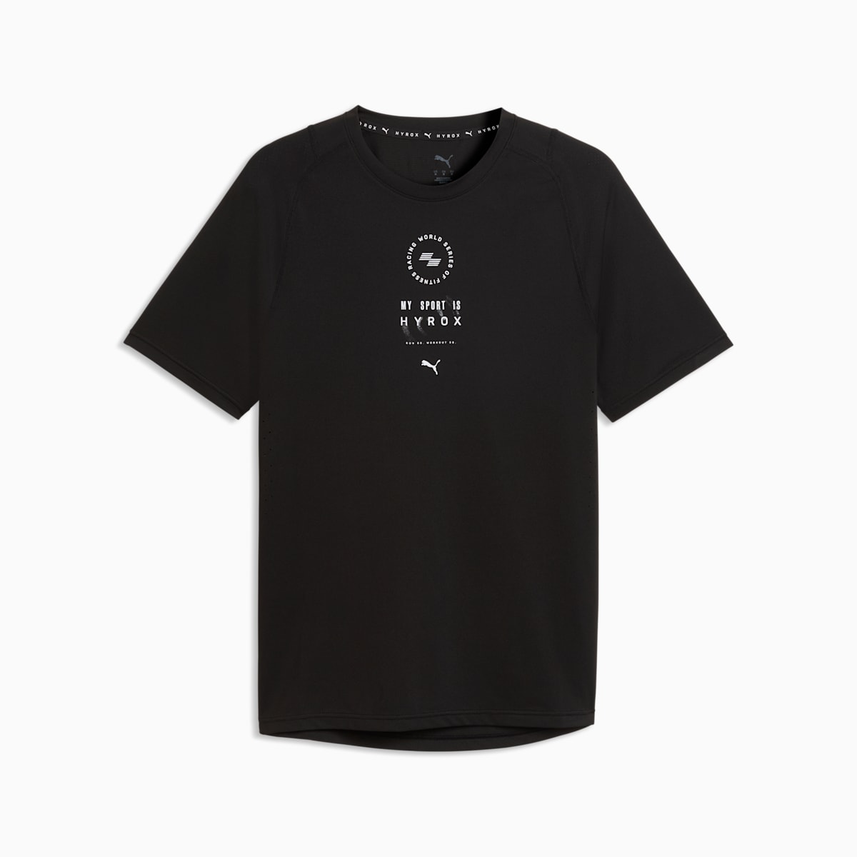 PUMA x HYROX DRYELITE Training Tee Men - PUMA Black front view
