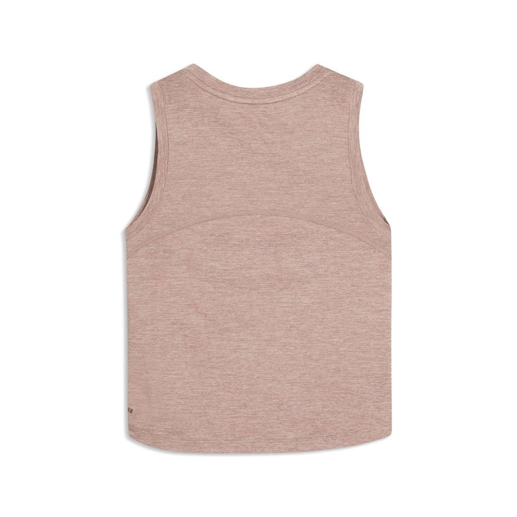 CLOUDSPUN Sleeveless Tank Women - Sandstone Heather back view