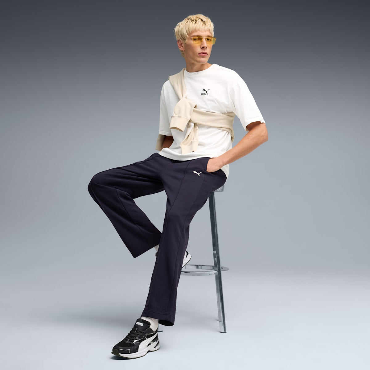 PUMA Class Relaxed Pinnacle Track Pants Men - New Navy image 3