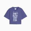 Graphics Short Length Tee II G Blue Crys front view