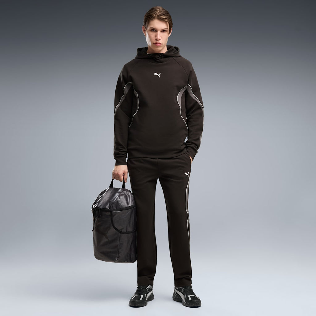 PUMA Sport Colourblocked Sweatpants Men - PUMA Black - on model