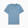 CLOUDSPUN Embossed Tee Men - Cool Blue front view