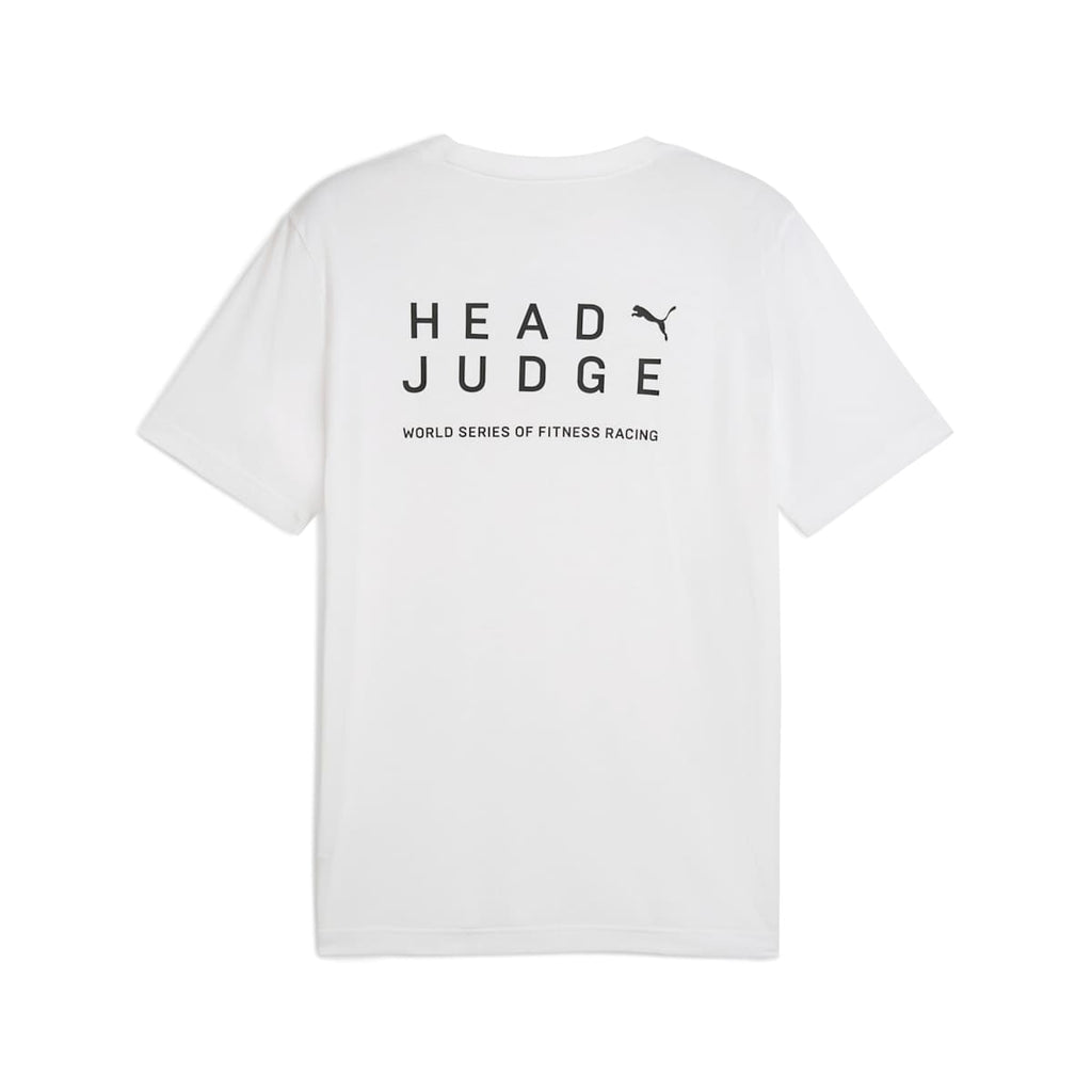 PUMA x HYROX Head Judge Tee Unisex - PUMA White back view