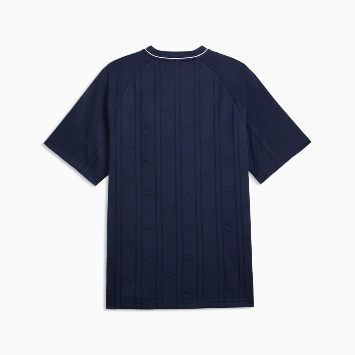 PUMA Class Relaxed Tee Men - PUMA Navy - back on white background