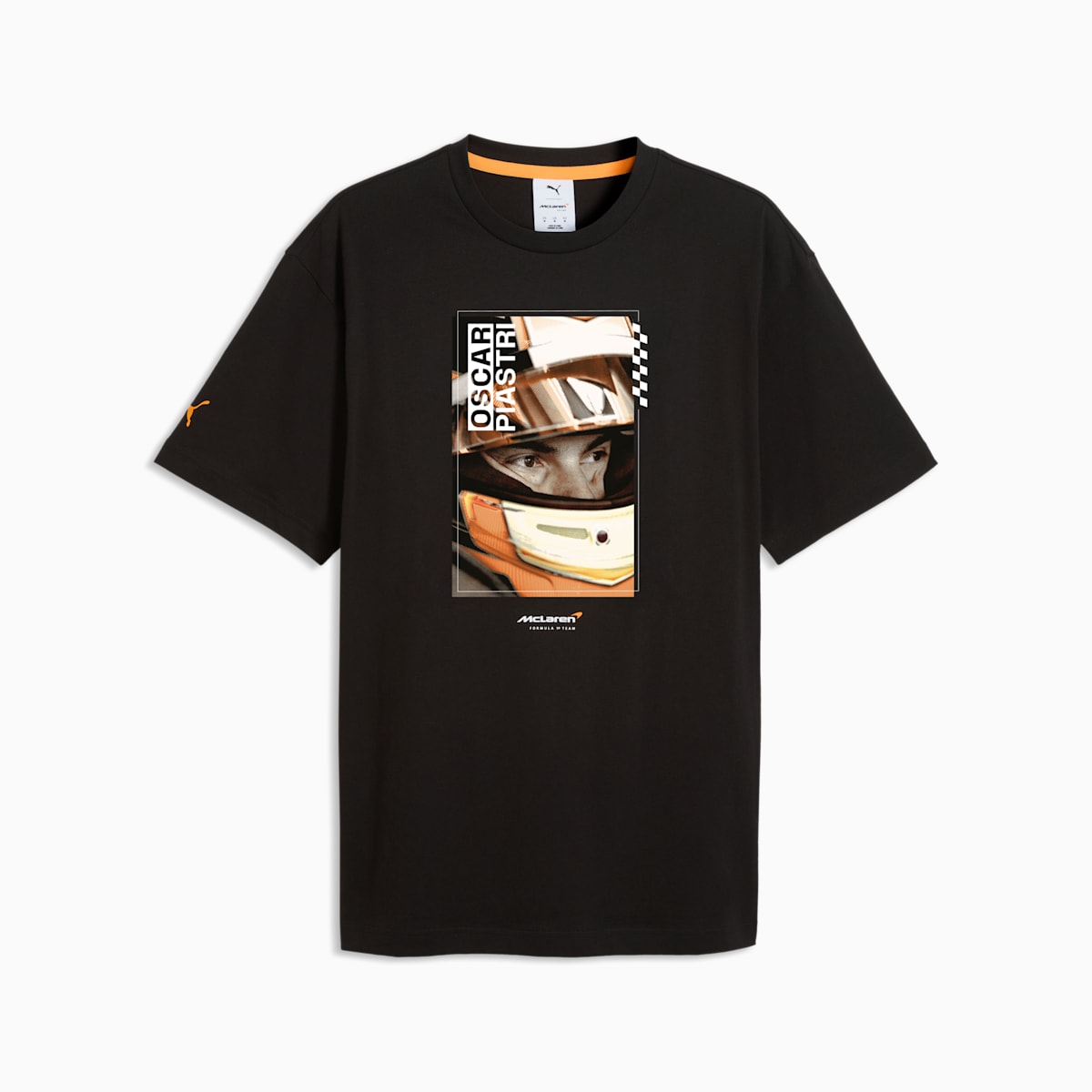 McLAREN MASTERCARD F1 TEAM Piastri Driver Tee - PUMA Black - front on white background