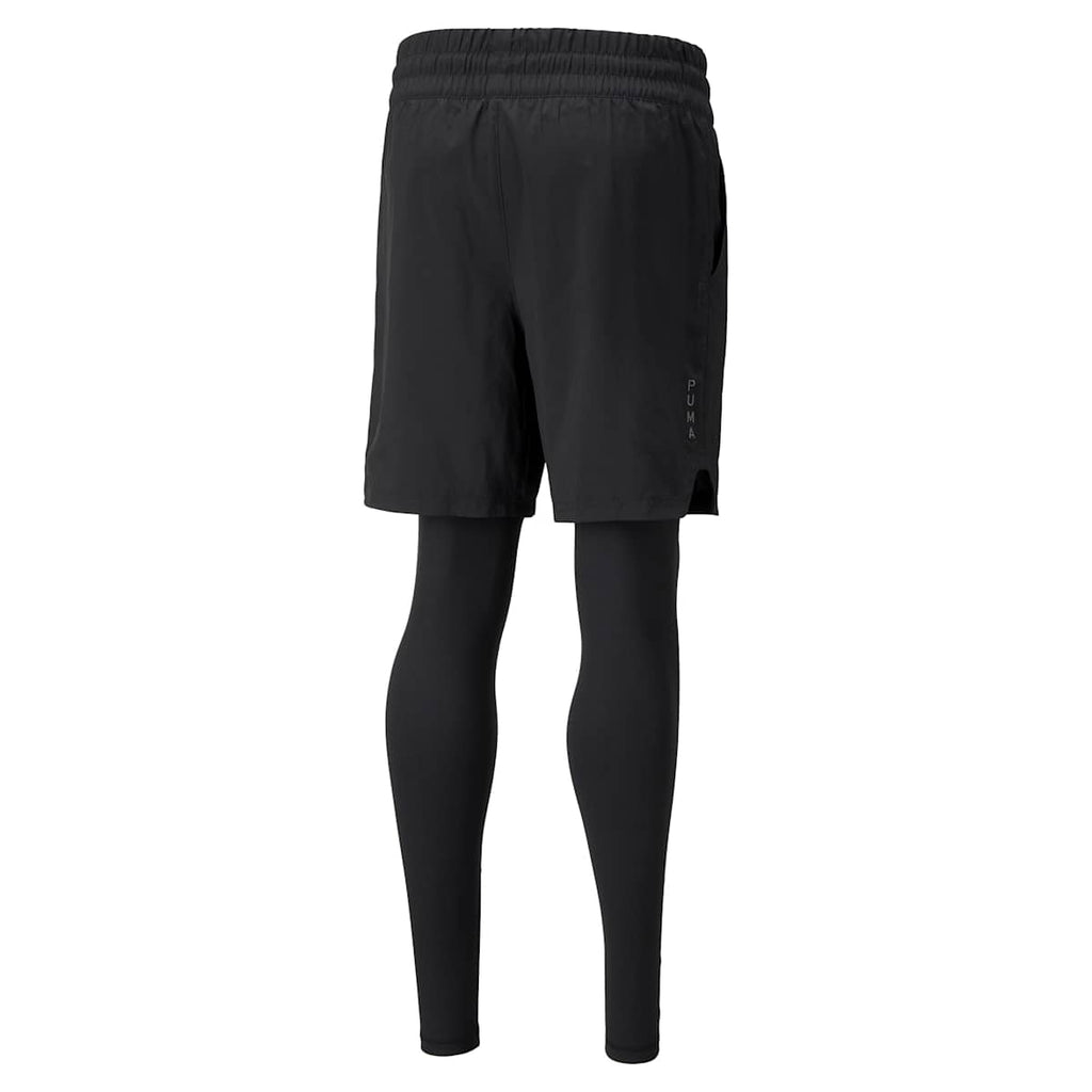 Studio 2-in-1 Shorts Men - PUMA Black back view