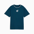 MID 90s Relaxed Back Graphic Tee Youth - Midnight Petrol - front on white background