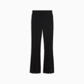 HER Women's Rib Flared Leggings - PUMA Black - front on white background