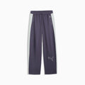 T7 Love Of The Cat Men's Barrel Track Pants - Inky Depths-Créme De Mint - front on white background