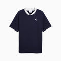 PUMA Class Relaxed Polo Men - PUMA Navy - front on white background