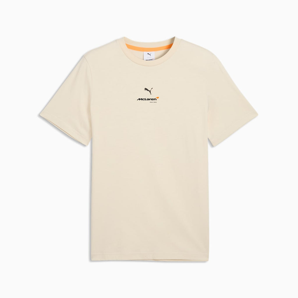McLAREN RACING Men's Tee - Alpine Snow - front on white background