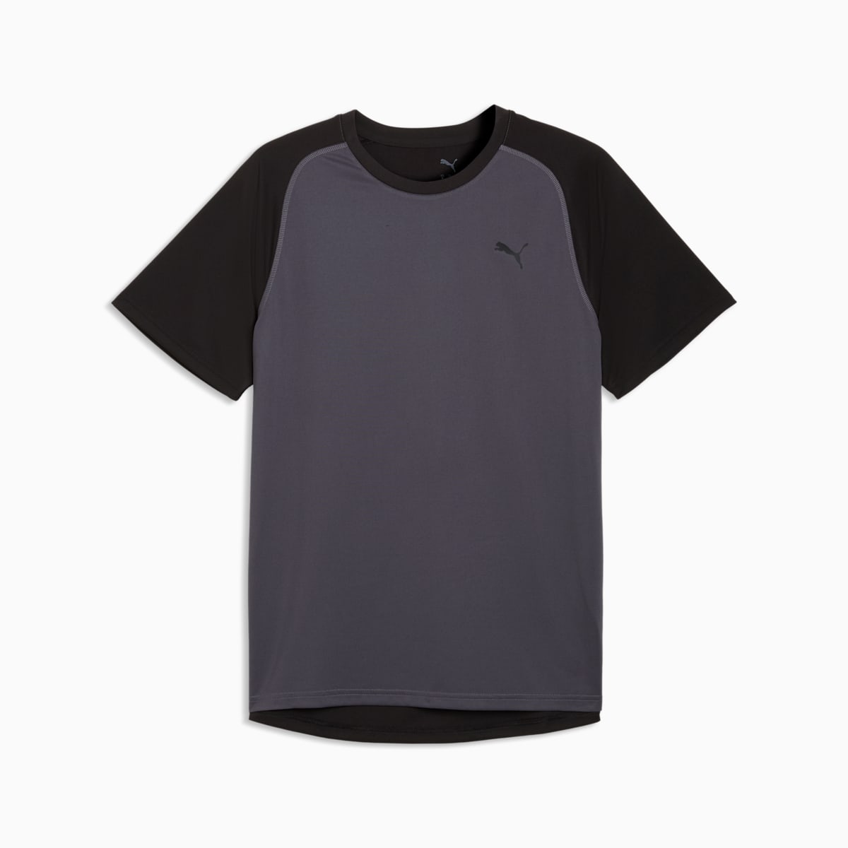 PWRTRAIN Training Tee Men - Galactic Gray front view