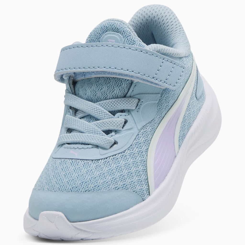 PUMA Skyrocket 2 Blaze Fade AC+ Infant Shoes - Light Blue-White-Lilac - Back / Heel View