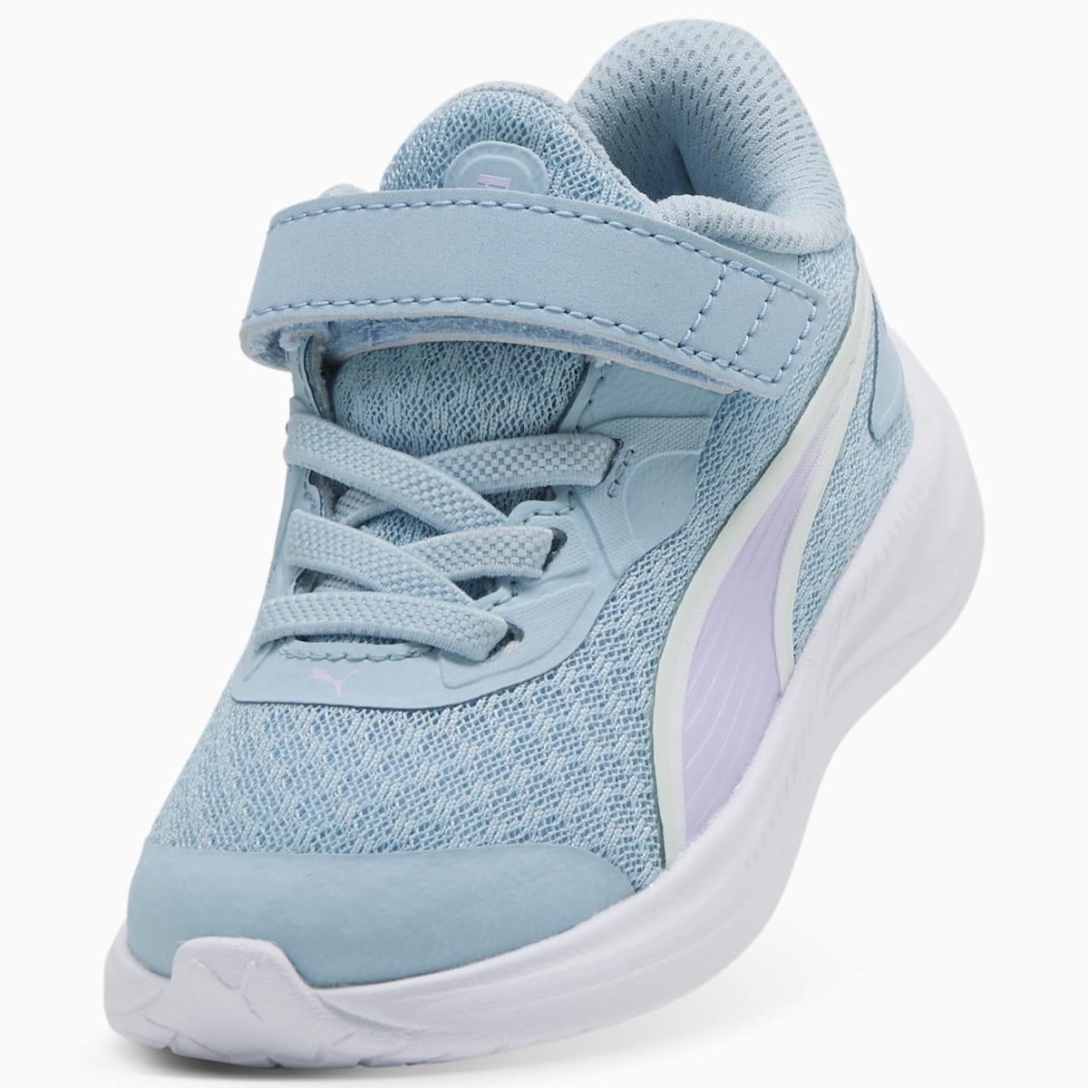PUMA Skyrocket 2 Blaze Fade AC+ Infant Shoes - Light Blue-White-Lilac - Back / Heel View