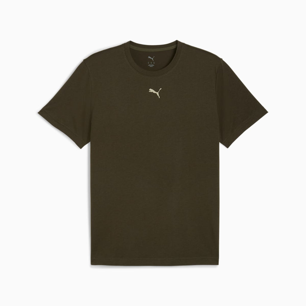 Graphic Illustrated Tee Men - Dark Olive front view