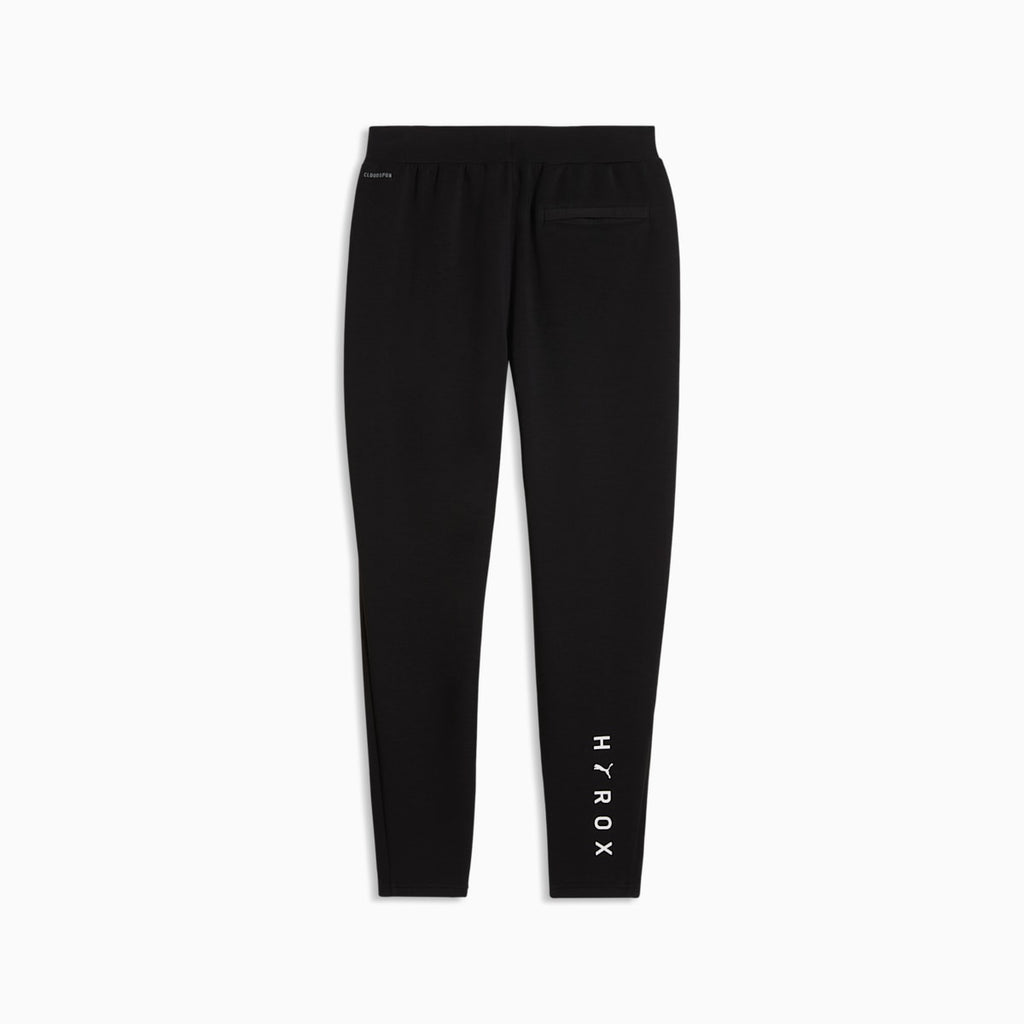 PUMA x HYROX Cloudspun Ultra Soft Men's Pants - PUMA Black - back on white background