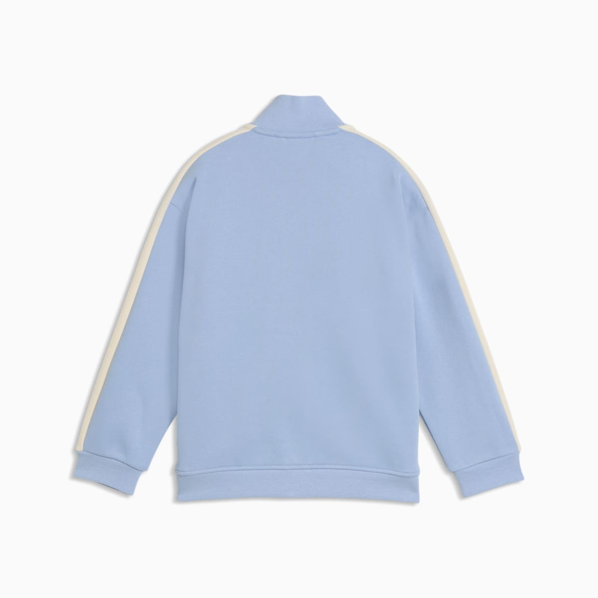 Imaginary Friend Little Kids' T7 Relaxed Zip-Up Jacket - Chambray Blue - back on white background