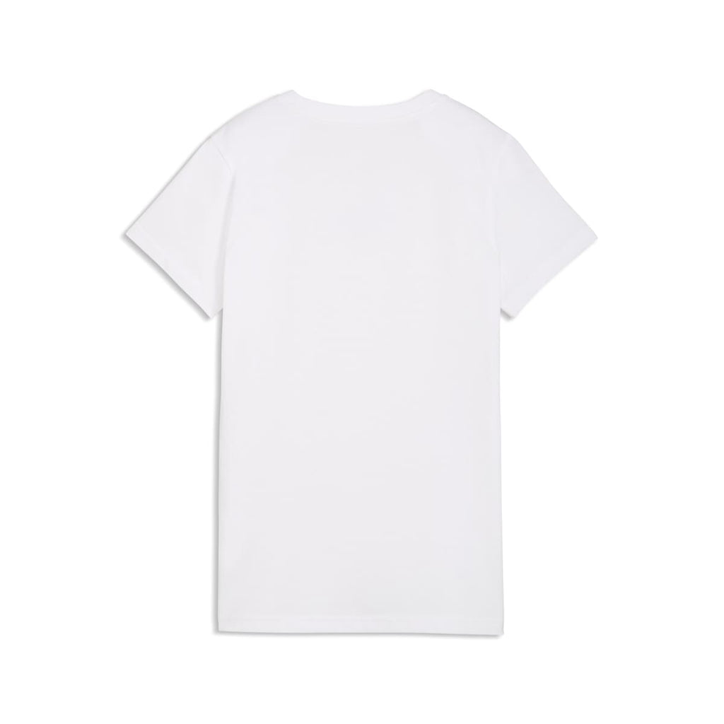Essentials Script Tee Women - PUMA White back view