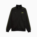 PUMA x ASTON MARTIN ARAMCO F1® TEAM Men's T7 Track Jacket - PUMA Black - front on white background