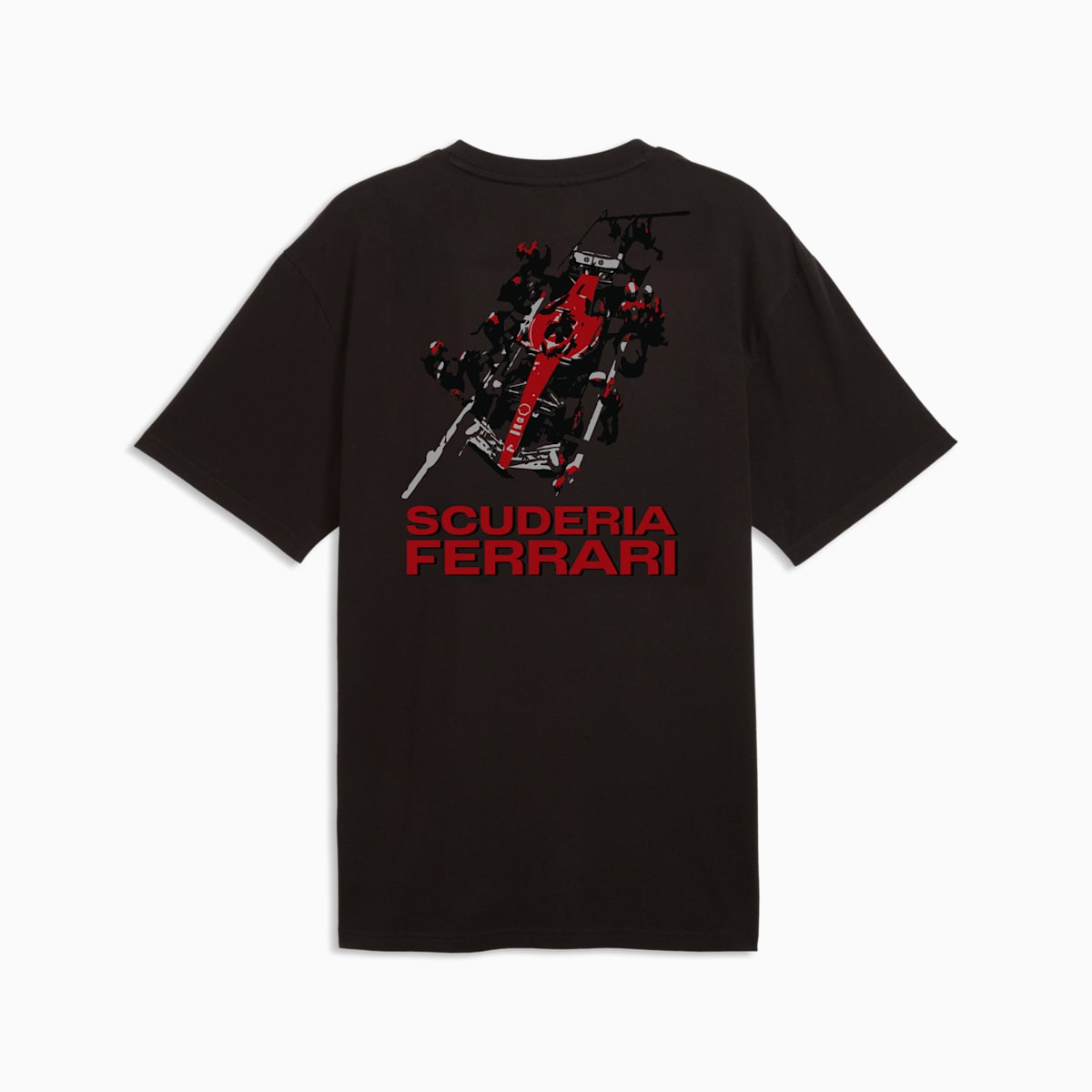 Camiseta Graphic Ferrari Masculina - PUMA Black - back on white background