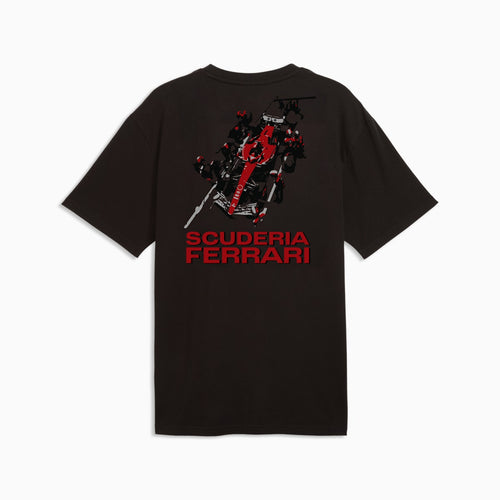 Camiseta Graphic Ferrari Masculina - PUMA Black - back on white background