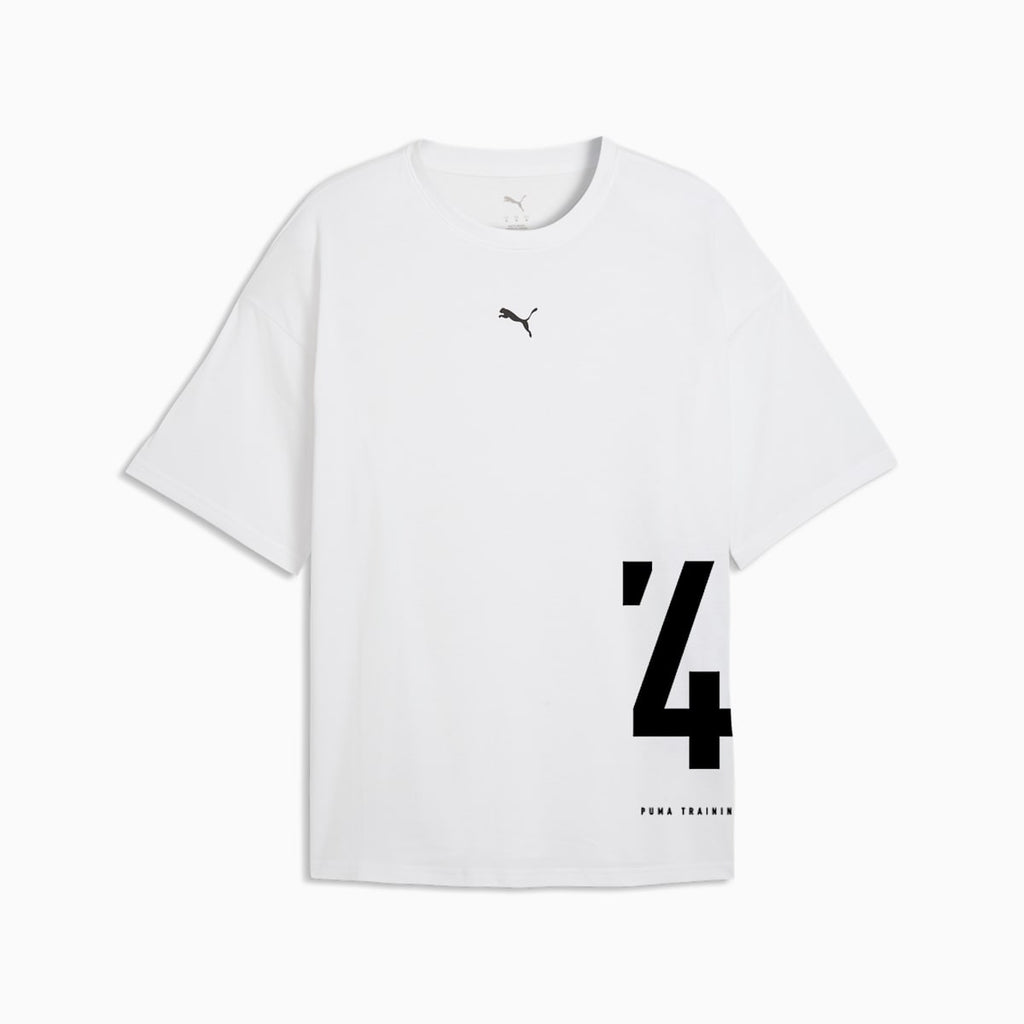Graphics Training Tee Oversized Men - PUMA White front view