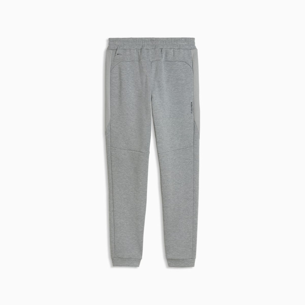 PUMATECH Elevated Pants Men - Medium Gray Heather - back on white background