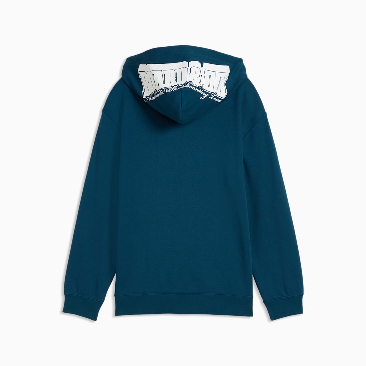 PUMA Kids Clothing HOODIE - Midnight Petrol - back on white background
