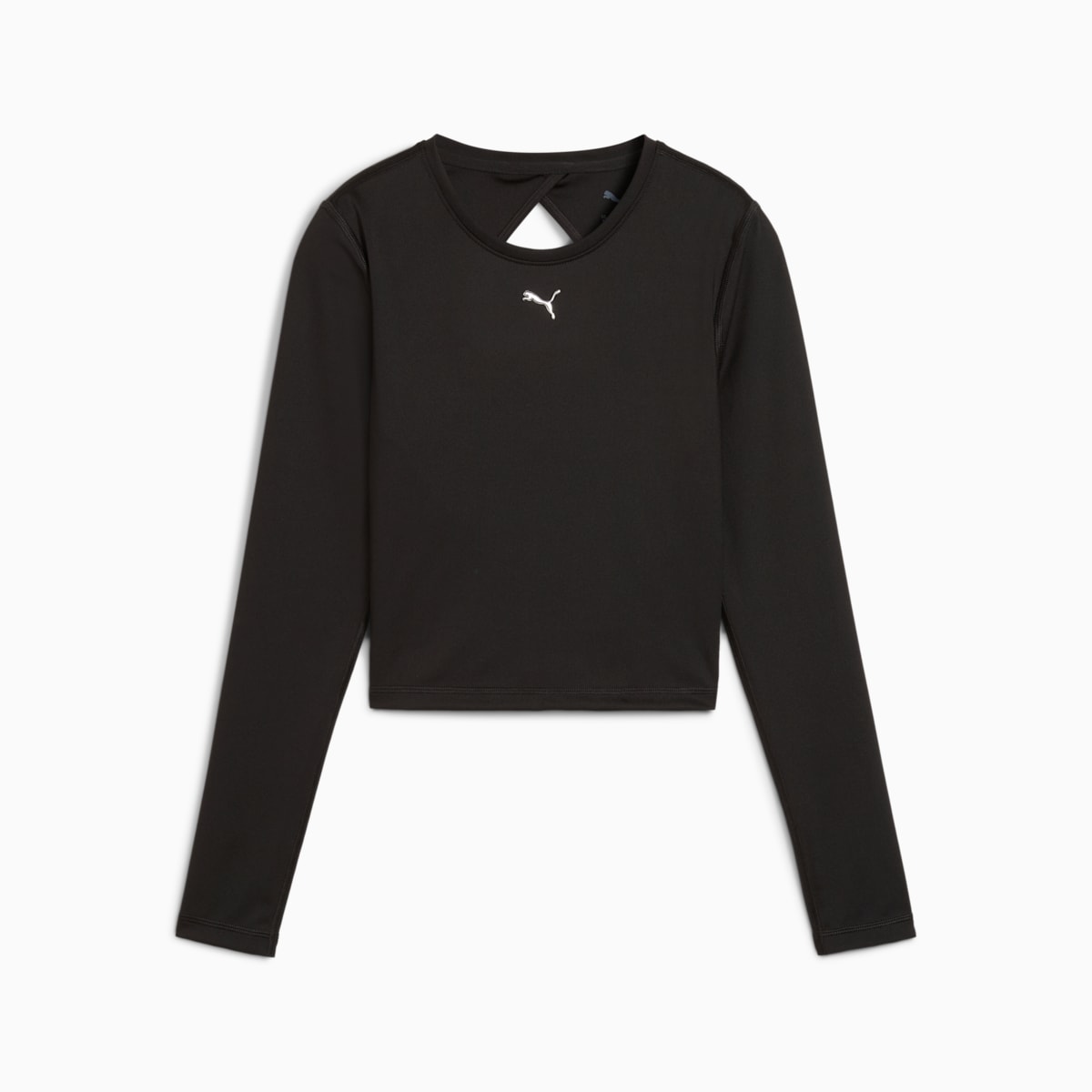 W GREEN TERRAINS LONG SLEEVE PUMA Black front view