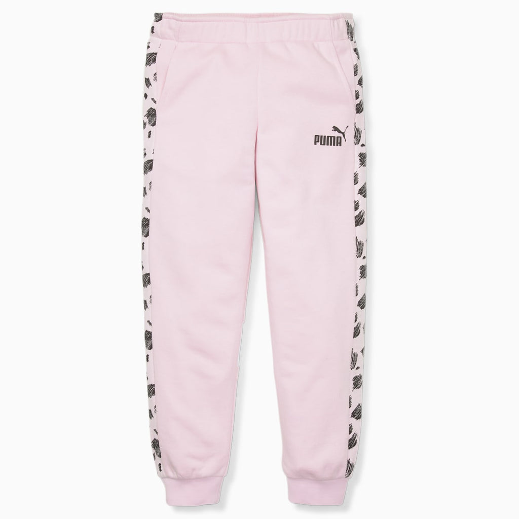 ESS+ PUMA MATES Sweatpants TR Pearl Pink front view