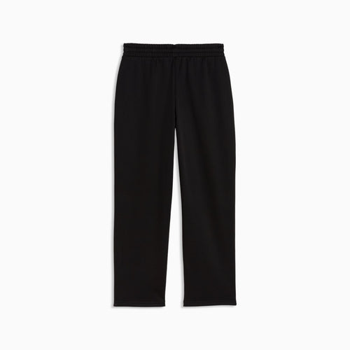Essentials Sequins Fleece Comfort Pants Women - PUMA Black - back on white background
