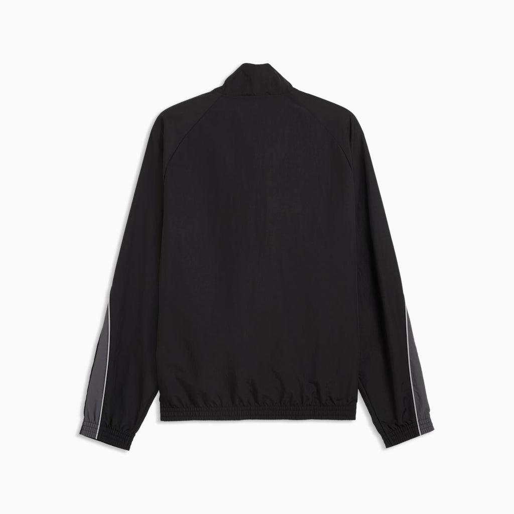 PUMA Sport Relaxed Track Jacket Men - PUMA Black - back on white background