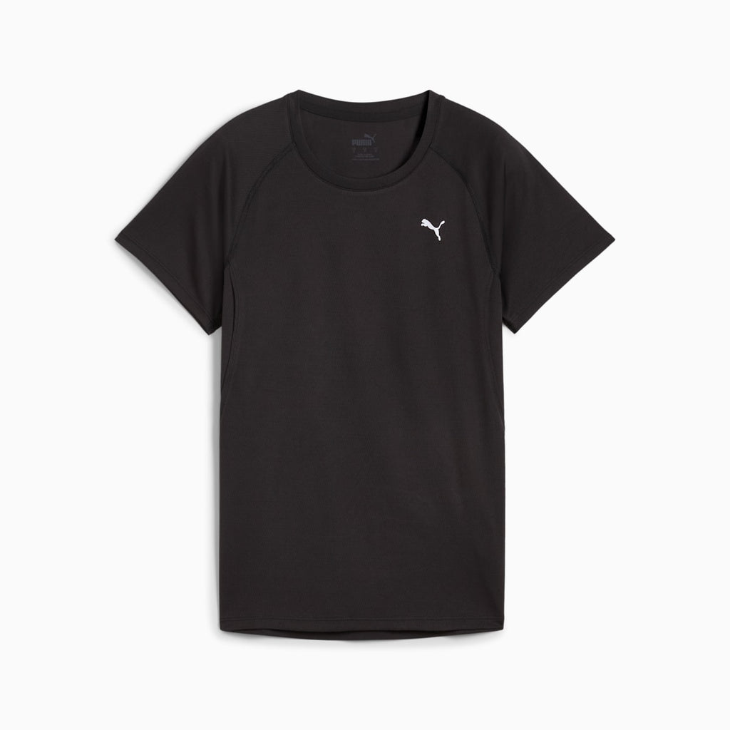 RUN VELOCITY Tee Women - PUMA Black front view